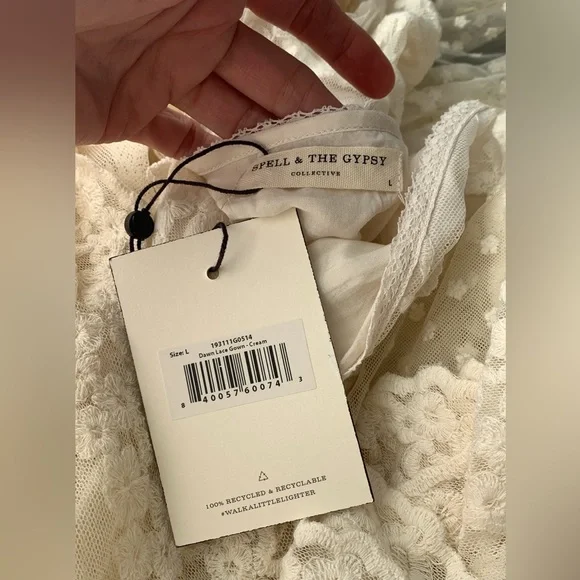 NWT Spell Dawn Lace Gown - L - Picture 15 of 16